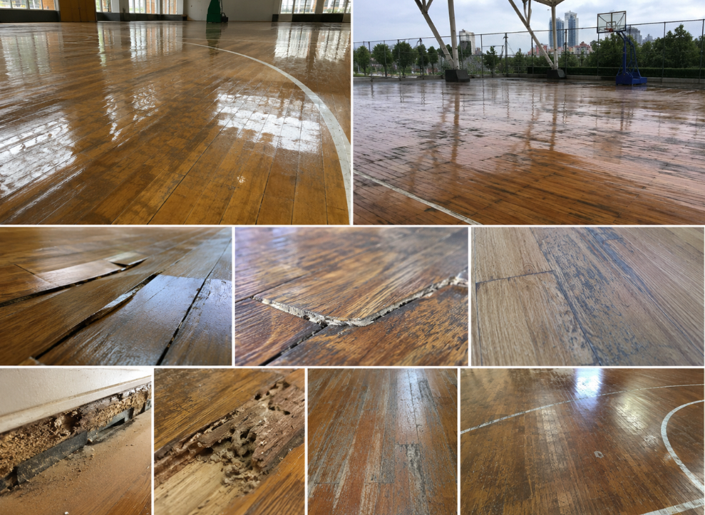 籃球館運動地板部分痛點合集