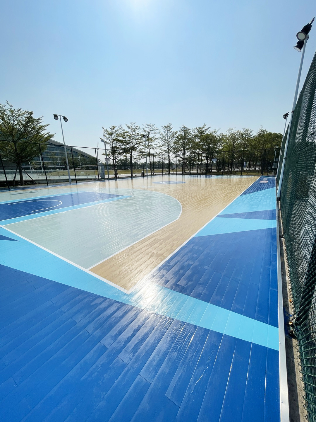 福建晉江第二體育中心戶外籃球場